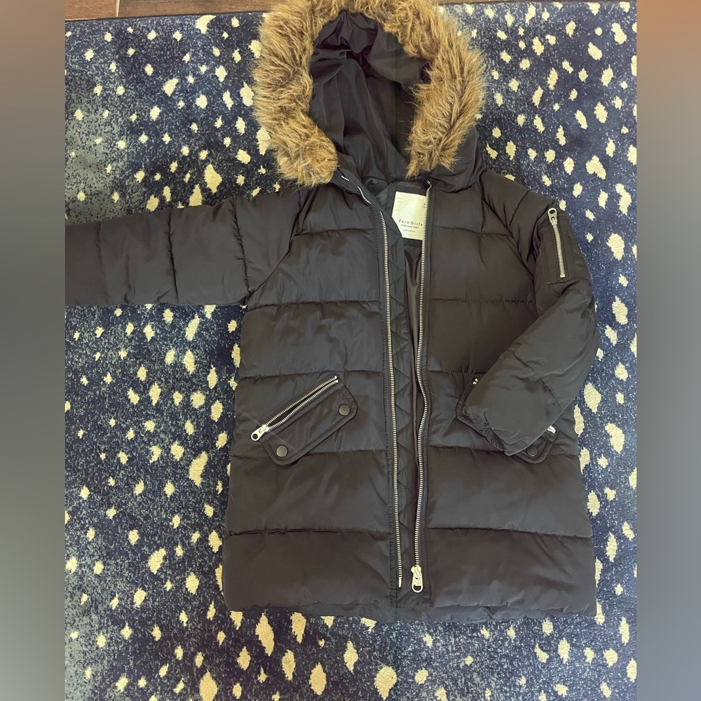 Zara girls parka size 6